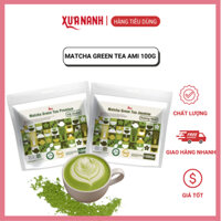 Bột Matcha Trà Xanh AMI Nguyên Chất Dùng Trong Pha Chế Gói 100G- Matcha Green Tea Ami