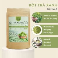 Bột Matcha Trà Xanh Dalat Farm - Túi 110Gr