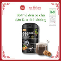 Bột Mè Đen Óc Chó Dâu Tằm Dinh Dưỡng, Ăn Kiêng, Giảm Cân 600g gồm 14 Loại Hạt và Quả