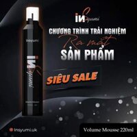 Bọt mềm giữ nếp tóc xoăn insyumi MOUSSE mềm vuốt tóc pureyes ,gel mềm , xã khô và tạo kiểu