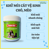 Bột men khử khuẩn FARM MAX 300g kháng khuẩn, khử mùi hiệu quả cát vệ sinh cho chó mèo