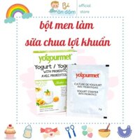 Bột men làm sữa chua lợi khuẩn cho bé Probiotic Yogourmet