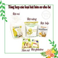 Bột Mì / Bột Bắp / Bột Năng  / Nguyên liệu hữu cơ làm bánh cho bé_Gonkidsshop