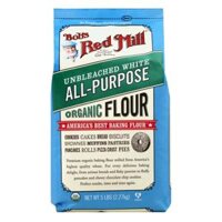 Bột Mì Đa Dụng Hữu Cơ Không Tẩy Trắng, Unbleached White All-Purpose Flour, Organic Flour, 5 lbs (2.27kg) - BOB'S RED MILL