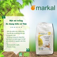 BỘT MÌ ĐA DỤNG TRẮNG HỮU CƠ MARKAL 1KG