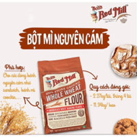 BỘT MÌ NGUYÊN CÁM BOB’S RED MILK 2.27KG