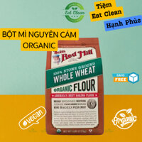 Bột mì nguyên cám hữu cơ Bob's Red Mill 2.27kg Organic Whole Wheat Flour - Ăn Kiêng - Giảm Cholesterol - Ăn thực dưỡng