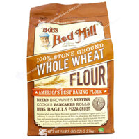 Bột Mì Nguyên Cám, Không Biến Đổi Gen Bob's Red Mill 100% Stone Ground Whole Wheat Flour, Gói 2.27 Kg (80 Oz.) 5 Lb.