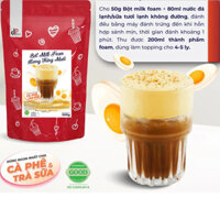 Bột milk foam DPFOOD gói 500g - TRỨNG MUỐI