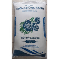 Bột mỳ 3 Bông Hồng Xanh 25kg