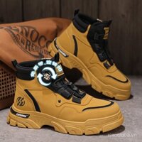 Bốt nam bốt đại hoàng đế cao cổ có nút xoay mẫu mới bốt công sở chịu mài mòn chống trượt dễ phối đẹp trai NROW