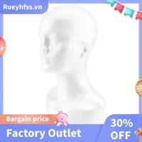 Bọt Nam Hiển Thị Đầu Mannequin Giả Tóc Giả Mũ Khăn Đứng el