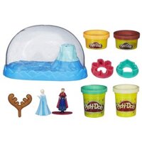 Bột nặn Play-Doh Disney Frozen Sparkle Snow Dome Set with Elsa and Anna
