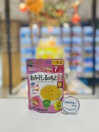 Bột nêm dashi Wakodo súp miso vị cá ngừ và tảo bẹ 7th (24g)