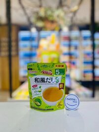 Bột nêm dashi Wakodo vị cá ngừ, tảo bẹ cho bé từ 5th (50g)