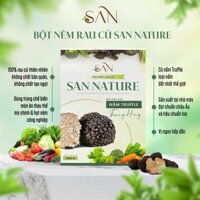 Bột nêm rau củ San Nature 350g , không chất điều vị tạo ngọt kết hợp nấm Truffle thượng hạng
