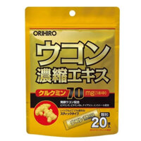 Bột Nghệ Giải Rượu Orihiro 70mg 20 Gói