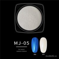 Bột nghệ thuật móng tay mới bán chạy độc quyền xuyên biên giới, bột gương ma thuật, bột màu kẹo cầu vồng, màu tắc kè hoa