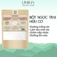 Bột Ngọc Trai đắp mặt nạ hữu cơ UMIHOME nguyên chất 135G - Túi 40g