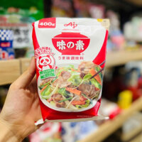 Bột ngọt Ajinomoto cao cấp 400g giúp hương vị thêm ngon, có thể ăn trực tiếp