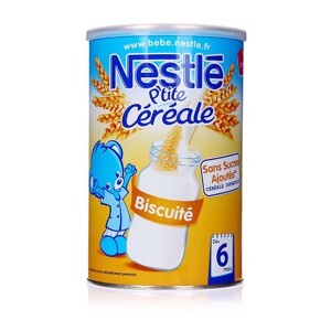 Bột ngũ cốc ăn dặm Nestle vị bích quy biscuite - 400g
