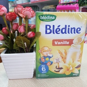 Bột ngũ cốc ăn dặm pha sữa Bledina vị vani - 500g (6m+)