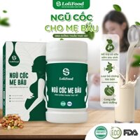 Bột Ngũ Cốc Cho Bà Bầu LoliFood Ngũ Cốc Bầu Loại Bỏ Táo Bón, Giảm Tiểu Đường Thai Kỳ, Nhiều Omega 3 6 500g
