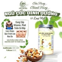 Bột ngũ cốc dinh dưỡng 17 loại hạt Tâm Đức Hũ 500G - giúp tăng cân, lợi sữa, tốt cho sức khỏe
