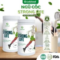 Bột Ngũ Cốc Dinh Dưỡng Ăn Kiêng Lolifood Stronglife Giảm Cân Tăng Cơ Cho Người Tập Thể Thao 650g