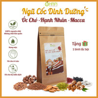 Bột ngũ cốc dinh dưỡng cho bà bầu lợi sữa, bột gạo lứt óc chó hạnh nhân OHAPI 500gr tốt cho trí não, tim mạch