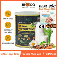 Bột Ngũ Cốc Dinh Dưỡng Đậu Hạt Rau Củ 420g Thuần Chay - Bí Đỏ Food - Bổ Sung Protein Thực Vật