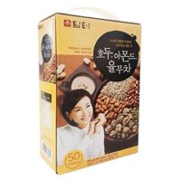 Bột Ngũ Cốc Dinh Dưỡng Hàn Quốc, Walnuts, Almonds, Job`s Tears Tea, 50 Gói (900g) - DAMTUH