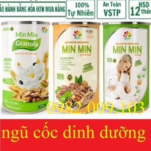 Bột ngũ cốc dinh dưỡng MinMin 29 loại hạt