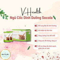 Bột ngũ cốc dinh dưỡng Vhealth (Hương Vị Socola) ngũ cốc giảm cân, bổ sung dinh dưỡng eat clean không đường