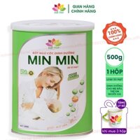 Bột Ngũ Cốc Lợi Sữa MinMin 30 Vị Hạt Hộp 500Gr, Ngũ Cốc Lợi Sữa Dinh Dưỡng Cho Mẹ Sau Sinh
