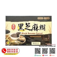 Bột Ngũ Cốc Mè Đen - Black Sesame Cereal - Hộp 370g (37g x 10 gói)