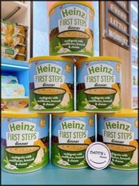 Bột ngũ cốc, súp lơ, bông cải & phô mai Heinz 6th - UK (200g)