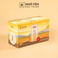 Bột ngũ cốc yến sào PiPi - Hộp 10 và 20 gói CÓ ĐƯỜNG - Bột ngũ cốc dinh dưỡng Nhà Yến Nha Trang