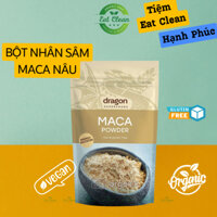 Bột nhân sâm Maca nâu hữu cơ (Nhân sâmPeru) 200g Dragon Superfoods - Eat Clean thực dưỡng