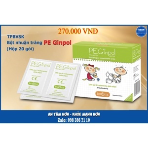 Bột nhuận tràng trị táo bón peginpol cho bé Peginpol
