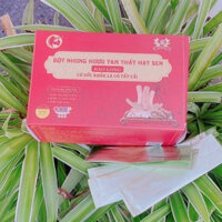 Bột nhung hươu tam thất hạt sen Bảo Long – hộp 10 gói đạt OCOP