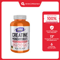 Bột Now Creatine Monohydrate Powder - Hỗ trợ tăng sức mạnh và hiệu suất nhập khẩu Mỹ - Gymstore