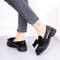 Bốt Nữ Học Sinh Ulzang Kéo Khoá Cao Cấp - giày boots nữ cổ lửng dáng xinh  🍊 ⚾️ 🐨