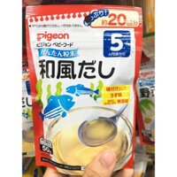 BỘT NƯỚC DÙNG DASHI Pigeon - Nhật - Vị cá / gà / rau củ / - cho bé từ 5 tháng - hộp 50gr