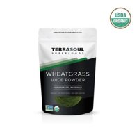 Bột nước ép cỏ lúa mì hữu cơ Terrasoul WHEATGRASS JUICE POWDER
