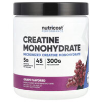 Bột Nutricost Creatine Monohydrate Powder Micronized 300G (46 Servings), Giúp Tăng Sức Mạnh