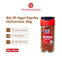 Bột ớt cựa gà kiểu Hungary McCormick Paprika sweet – lọ 40g