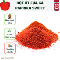 Bột ớt cựa gà, ớt bột paprika sweet túi 200g - hàng nhập khẩu Đức