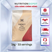 Bột Pea Protein Isolate Myprotein - Sữa bổ sung đạm từ đậu hà lan 1kg - Nutrition Depot Vietnam