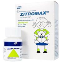 Bột pha hỗn dịch uống Zitromax 200mg/5ml Pfizer điều trị các chứng nhiễm khuẩn